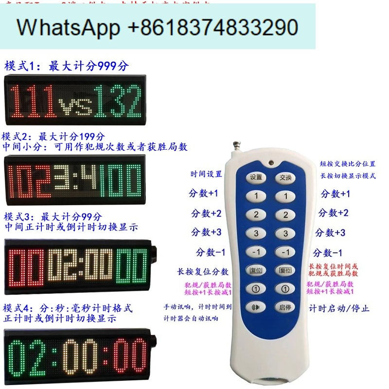 Badminton Scoreboard - Basketball, table tennis, badminton table competition,