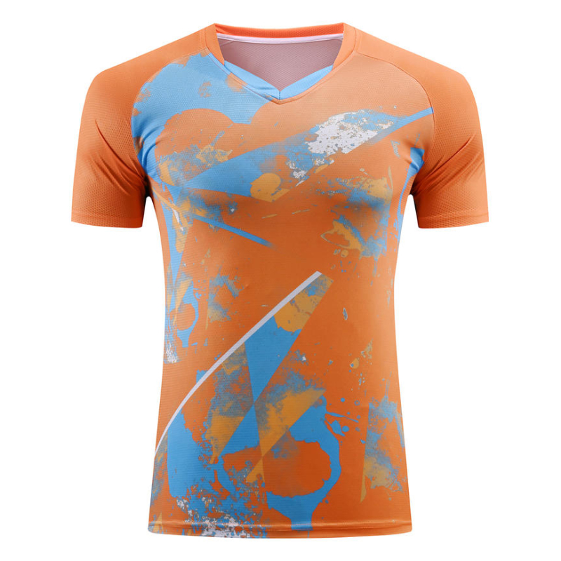 Table Tennis V Neck Shirt Men  - đánh giá và giá Badminton Jersey