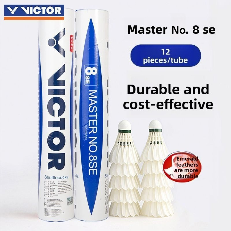 VICTOR Master 8 Professional B - đánh giá và giá Victor Shuttlecock Feather
