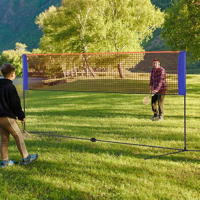 Portable Badminton Net Small S - đánh giá và giá Badminton Net