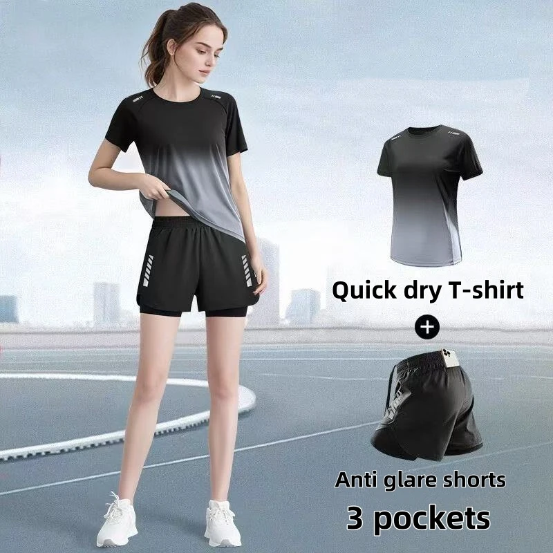 Women's sportswear set, runnin - đánh giá và giá Badminton Jersey
