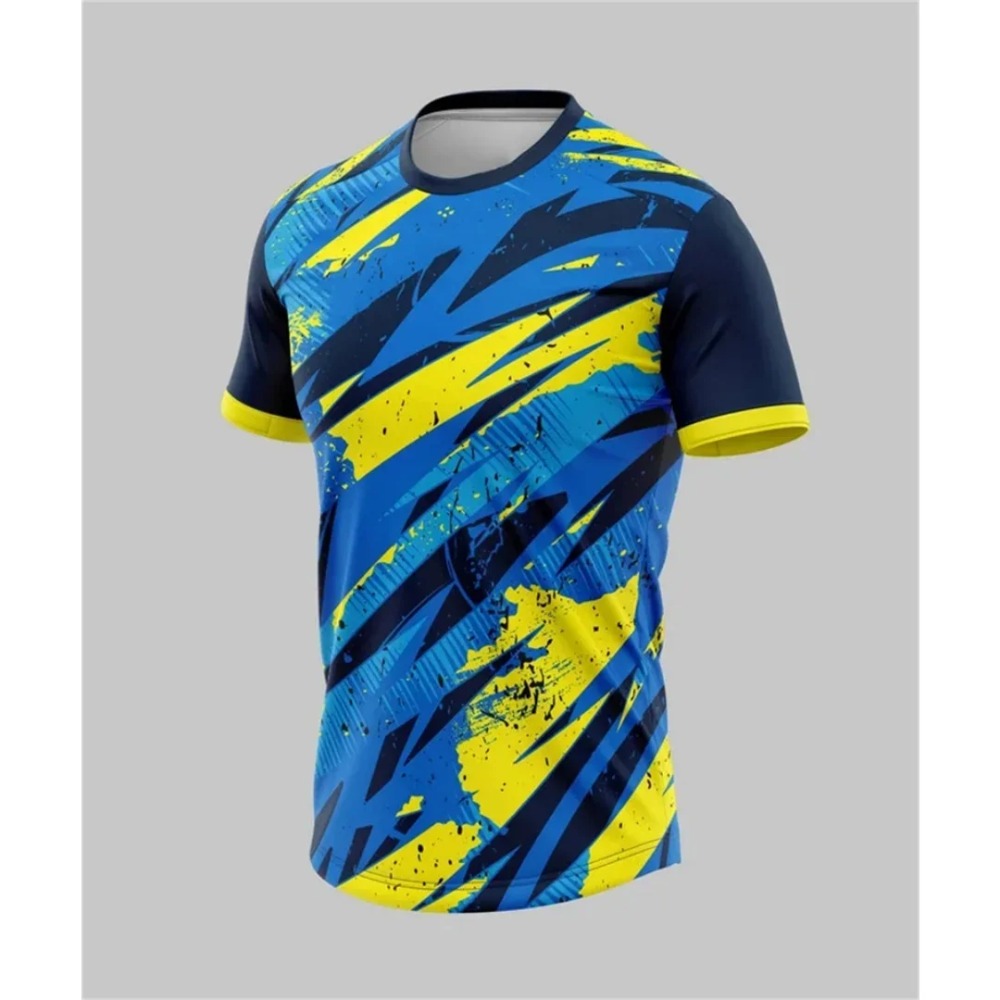 Male 3D-printed Summer Footbal - đánh giá và giá Badminton Jersey
