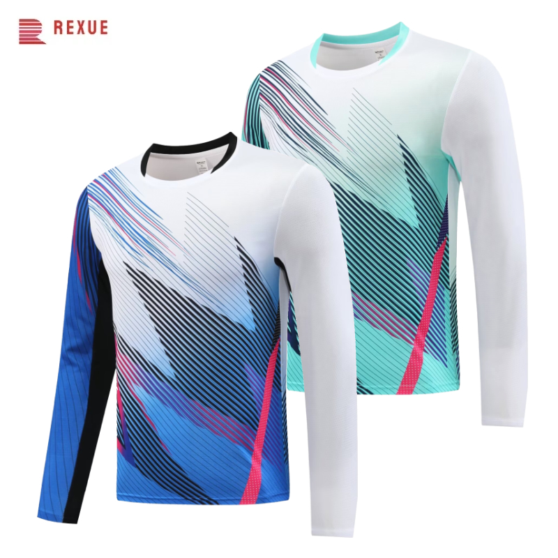 Long Sleeve Badminton Shirt Un - đánh giá và giá Badminton Jersey