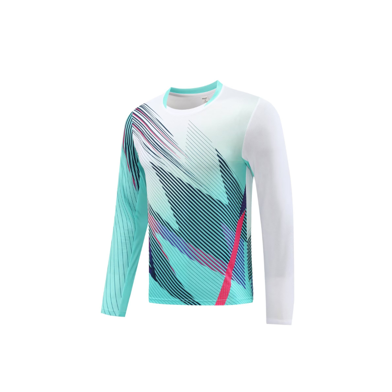 Long Sleeve Badminton Shirt Un - đánh giá và giá Badminton Jersey