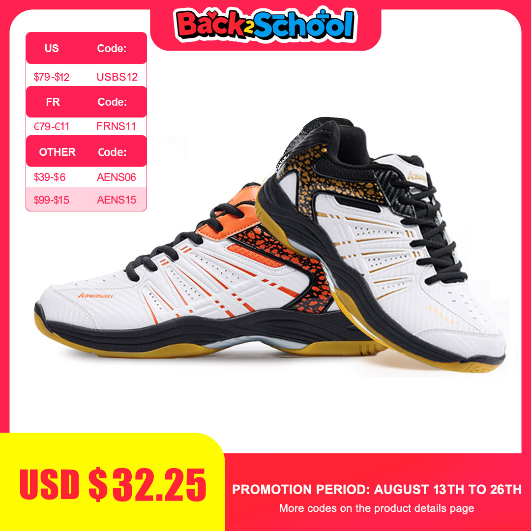 Giày Cầu Lông Kawasaki Thoáng  - đánh giá và giá Badminton Footwork